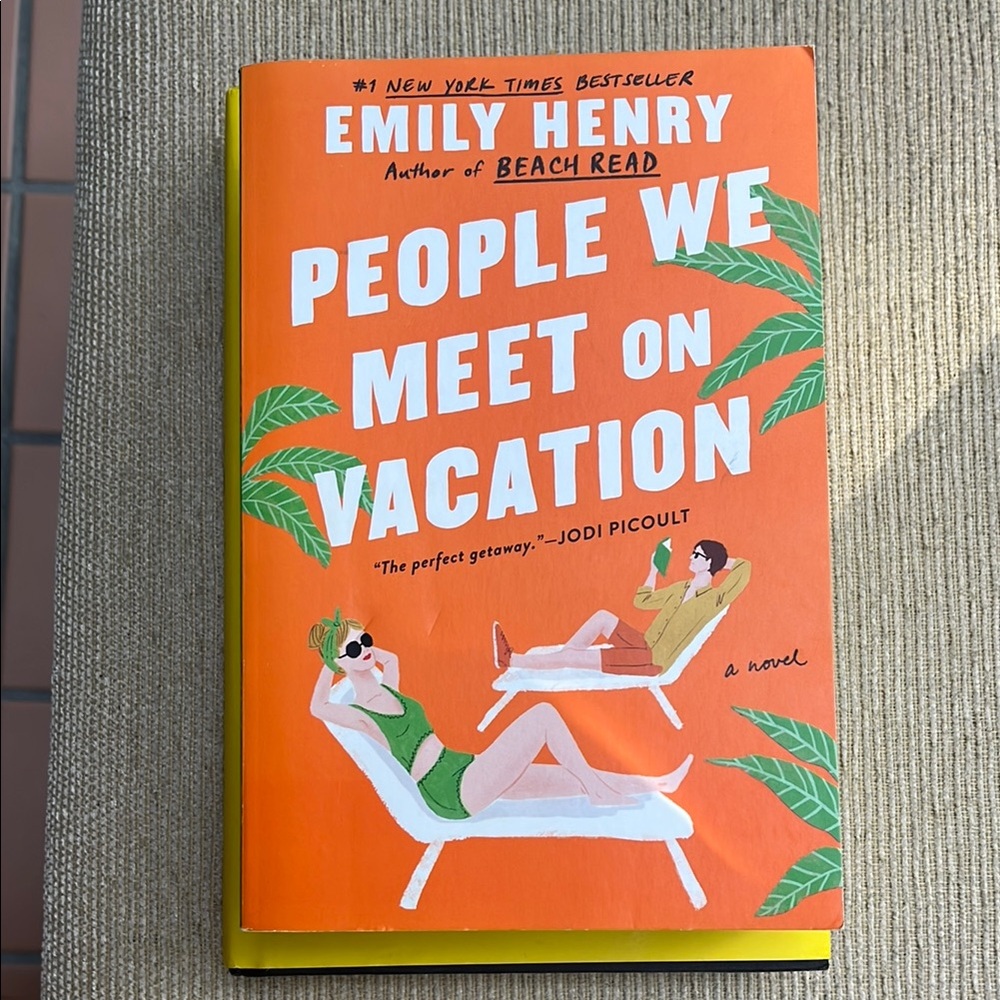 'People We Meet on Vacation' Book - Orange Cover